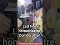 Led tv + hometheatre combo offer live | #hometheater #berhampore #ledtv #smarttv #bass #dj #sound