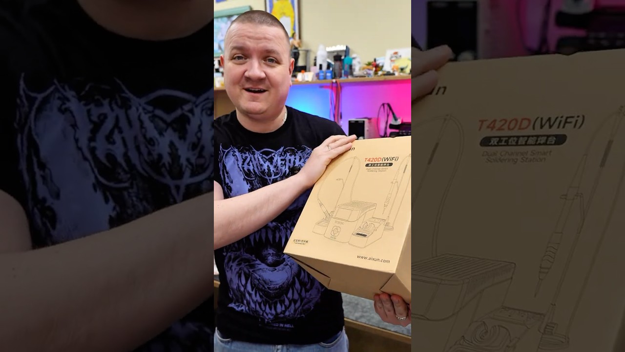 Aixun T420D — распаковка и первые впечатления (большой обзор скоро)