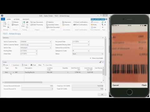 Anveo Mobile App Barcode Capture