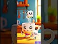 नाचती चाय की कप ☕💃 | Funny Hindi Kids Song | 3D Cartoon Rhymes for Children