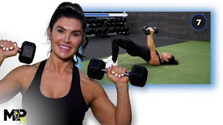 20 Minute Full Body Follow Along Dumbbell Workout