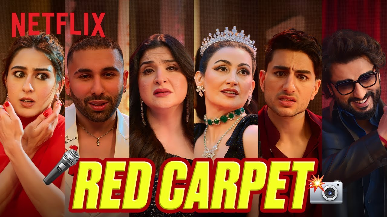 The Most MASALEDAR Red Carpet Scene 👀❤️‍🔥 | The Bads Of Bollywood | Netflix India