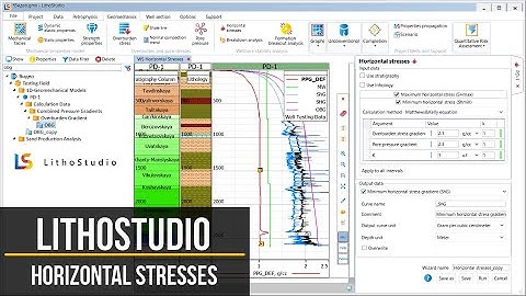 5-1 Calculation of Horizontal Stresses in LithoStudio