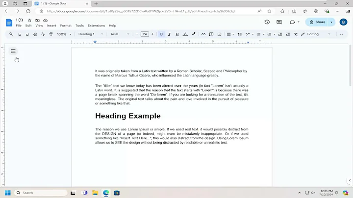 How To Collapse Headings in Google Docs [Guide]