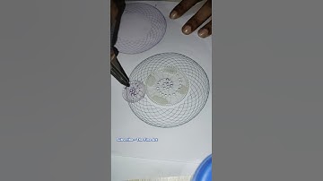 Spirograph design wheel no. 84 & 45 #spiroart #spirograph #circledesign #shortvideo #ytshorts