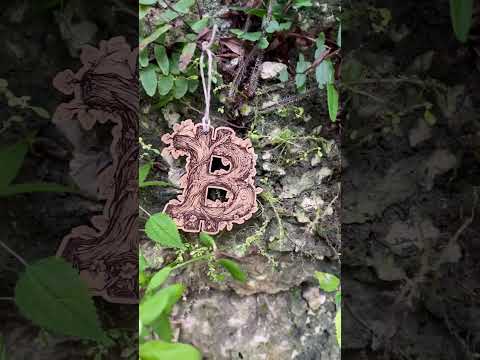 Bitcoin Wooden Ornament - VenusRose video