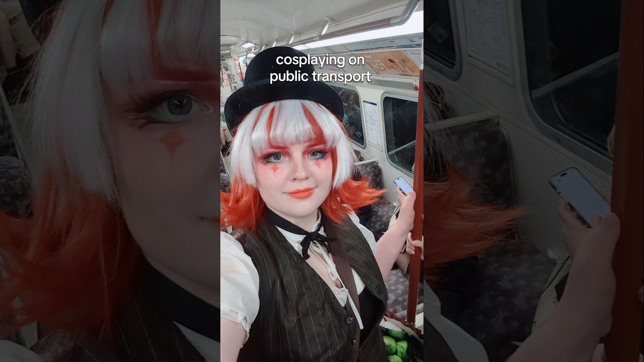 the cosplayers rite of passage @kaspycos #tadc #cosplay #train #theamazingdigitalcircus #caine