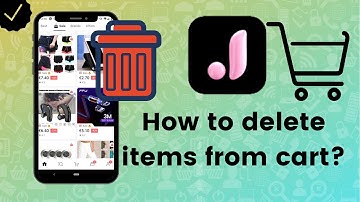 How to delete items from cart in Joom?