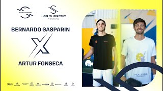 Bernardo Gasparin x Artur Fonseca | Quartas Open Simples Masculino - Gaspar, SC