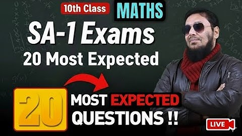 📒10th Class SA-1 | MATHS |  More Than20 Most Top Rated QUESTION PAPER SOLUTIONS.! | Exams se pahle 