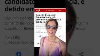 Ronaldo Caiado ameaçado #shorts