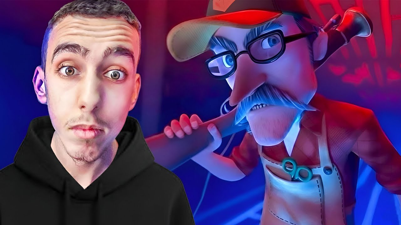 الجار النفسية #6| الشايب العصبي الكريه😡 Hello Neighbor
