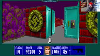 Pistol Start run Episode One Wolfenstein 3D (Base Game)