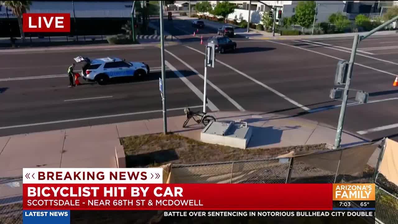 Bicyclist injured after being hit by car; suspect on the run - YouTube