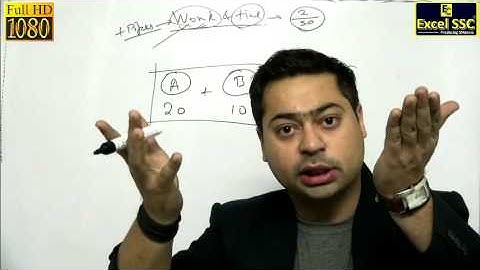 Excel SSC - SSC CGL Maths Tutorials - DEMO - Work & Time (Basic Ques 2)