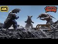 (4K) Gomora &amp; Litra (S) Vs Golza &amp; Telesdon [ENG SUB]