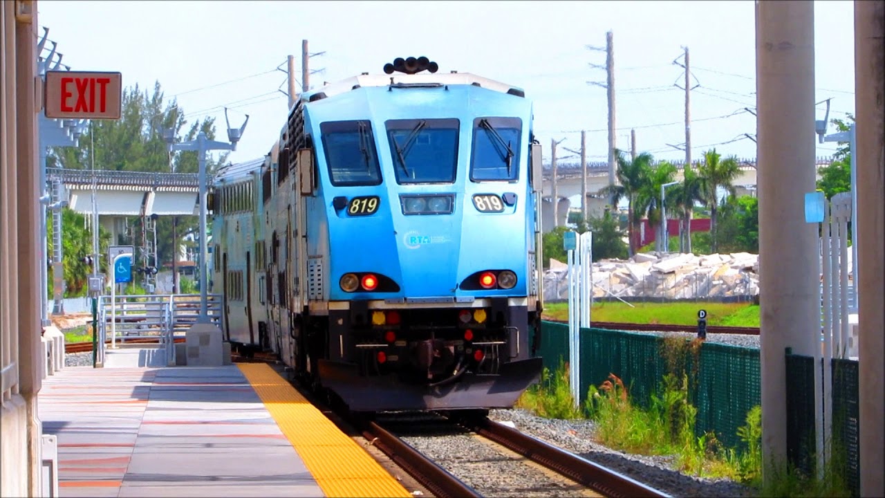 7/22/18 Tri Rail and other trains during a brief visit in Miami