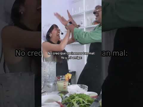 Yo y mi cocinando leche de tigre 🤢 #verygood