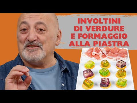Involtini di Verdure e Formaggio alla Piastra