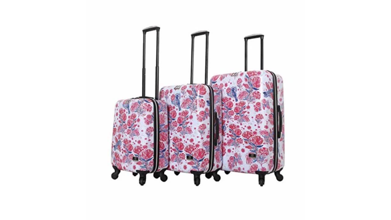 HALINA Car Pintos Fly 3 Piece Set Luggage, Multicolor - YouTube