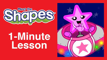 1-Minute Lesson | Meet the Shapes (Part 2) | Preschool Prep Company