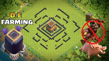 (NEW 2017)TH8 DARK ELIXIR FARMING BASE | INSANE | DARE TO ENTER!!!!