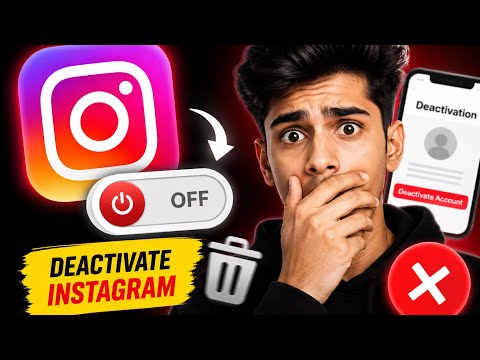 Instagram Account Deactivate Kaise Kare (2026) 🔒 2 Minute Me Temporary Disable Kare
