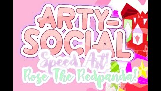 ❤ Rose The Redpanda (Christmas Themed Speed Art!) ❤ @artysocial