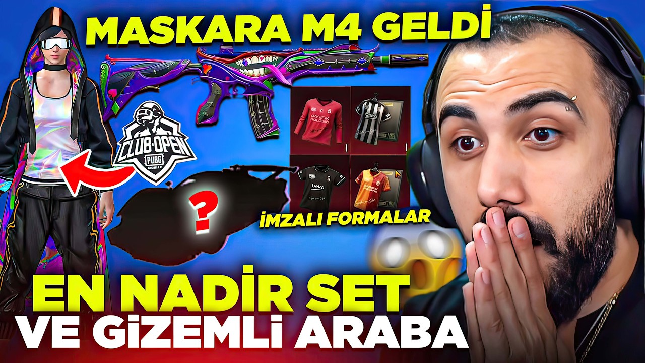 MASKARA M416 GERİ DÖNDÜ! 😱 İMZALI YENİ SÜPER LİG SETLERİ VE GİZEMLİ SÜPER ARABA! PUBG Mobile