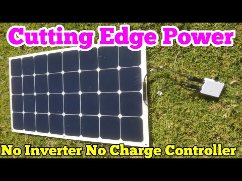 solar panels direct no inverter no battery bank no charge controller