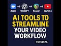 AI Video Workflow | Behind The Scenes of Stock Market Recap Videos #ContentCreator#VideoWorkflow #AI