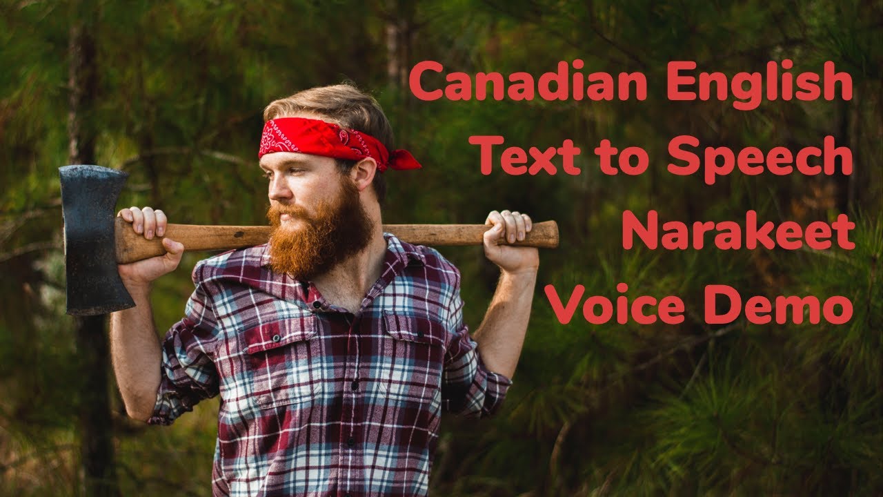 Canadian Accent Text to Speech YouTube