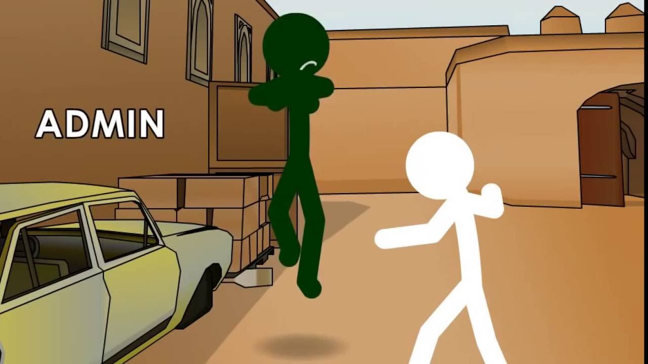 Counter Strike DE dust2  Анимационный мультик