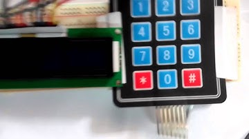 Morse Code Genertor(16*2 LCD display, ATmega32, 4*3 Keypad)