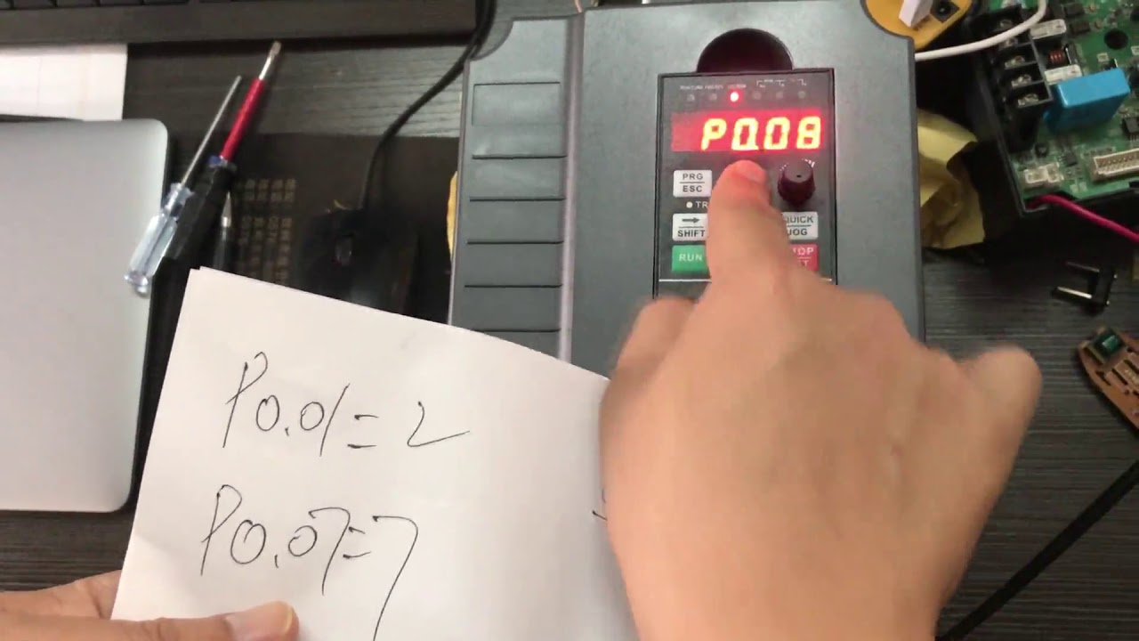 HUAN YANG GT series inverter 485 communication detection