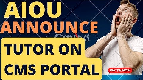 HOW TO DOWNLOAD TUTOR FROM CMS PORTAL#HOW TO CHECK AIOU TUTOR#PORTAL#urdu#hindi