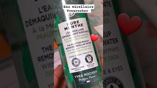 Eau micellaire افروشي yvesrocher shorts skincaretipsskincare