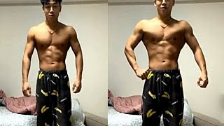 Handsome Young Bodybuilder Flexing His Ripped Muscle | Ryeol from Korean