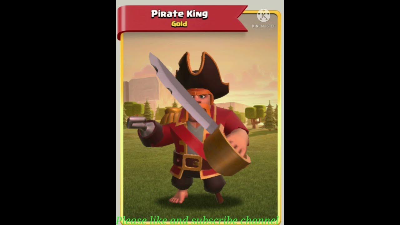 King Skins in Clash of clans Available All King Skins coc 