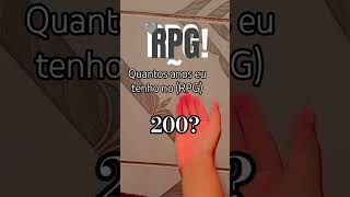 quantos anos eu tenho no (RPG) brincadeira