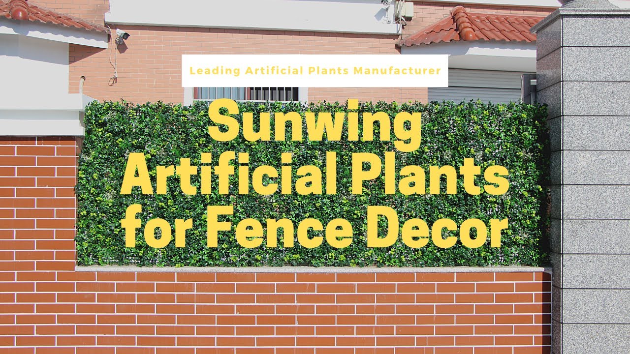 Artificial Plants Wall for Fence Privacy Screen Sunwing Artificial