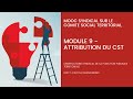 Mooc syndical sur le cst  module 9  attribution du cst