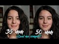 35mm vs 50mm ¿CUAL ES EL MEJOR? | COMPARATIVA COMPLETA EN FULL FRAME Y APSC