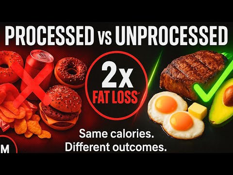 Processed vs Whole Foods: 2 TIMES Fat Loss?