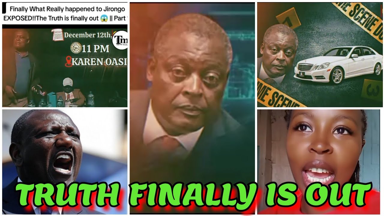 FINALLY WHAT REALLY HAPPENED TO JIRONGO EXPOSED!!! THE TRUTH IS FINALLY