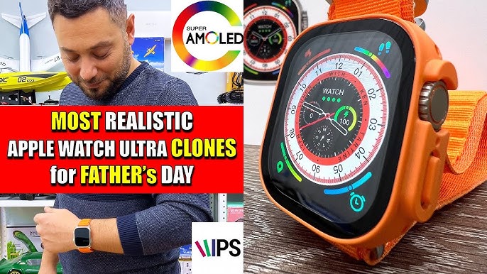 Hello watch 3 - the best watch ultra clone with AMOLED display