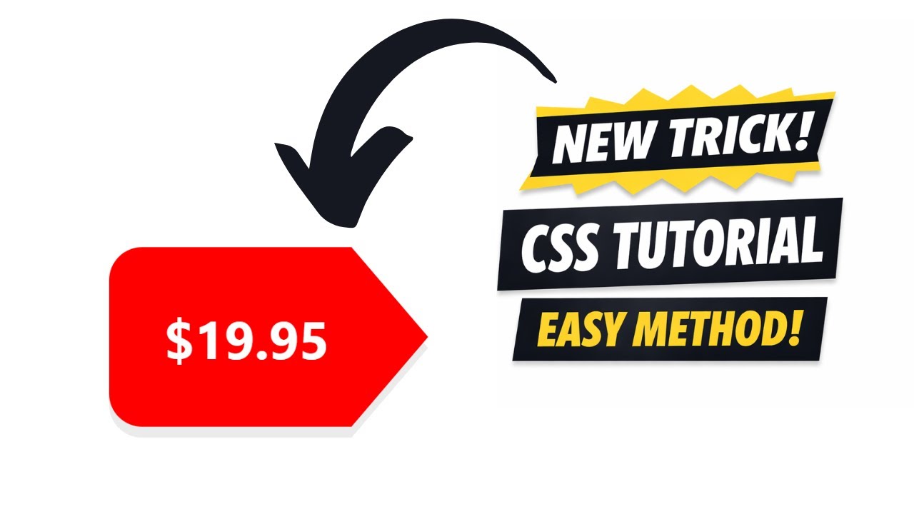 Creative Price Tag Design Using HTML & CSS - YouTube