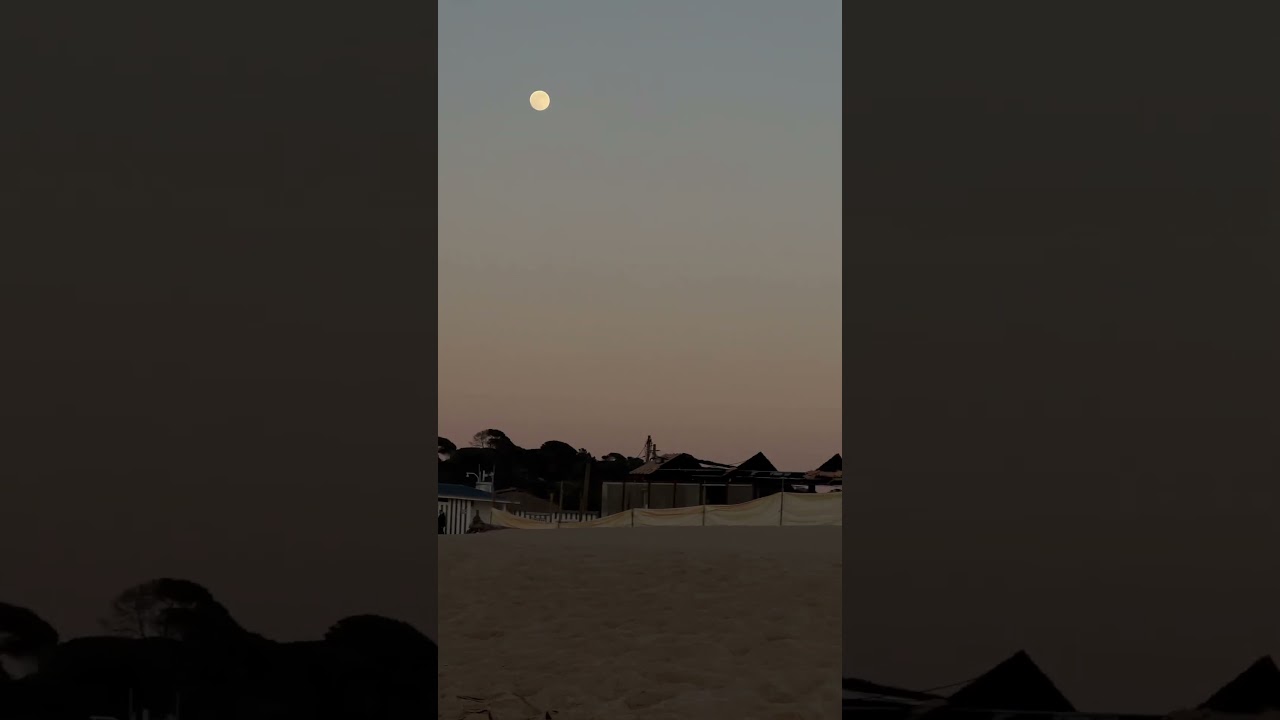 Moon and sun , face to face. 