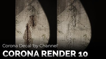 Corona Renderer 10 Update | Corona Decal 