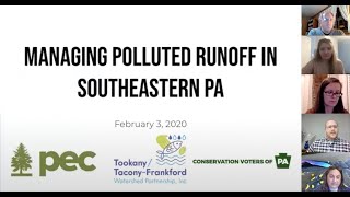 Managing Polluted Runoff - South Eastern PA